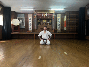 Emil Klein at Kyokushinkai Honbu in Japan.